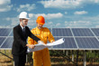 © weerajata - Engineer checking the solar panel