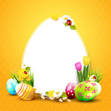 Cute Easter Background