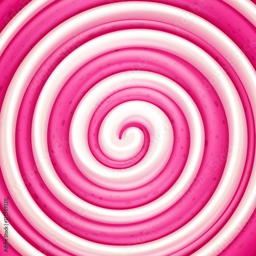 Zdjęcie XXL Okrągłe tło lollipop. Słodki cukierek.