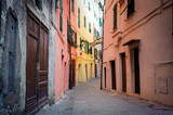 Fototapeta Uliczki - beautiful ancient streets of the Italian city