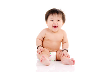 Lovely asian baby