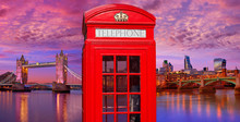 London Photomount With Telephone Box