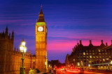 Fototapeta Big Ben - Big Ben Clock Tower in London England