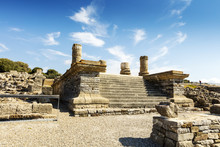 Ruins Of Baelo Claudia Is An Ancient Roman Town Situated On The Costa De La Luz, Some 15km North Of Tarifa