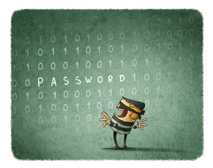 Internet Theft Concept