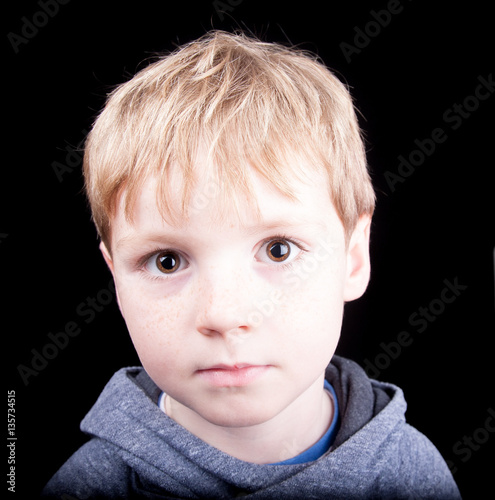 Blond Brown Eye Boy Buy This Stock Photo And Explore Similar