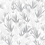 Vector Silver Grey Asian bamboo Kimono Seamless Pattern Background. Great for elegant gray texture fabric, cards, wedding invitations, wallpaper.