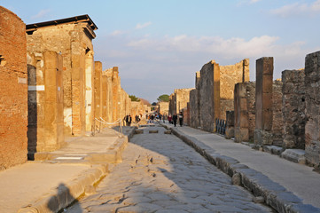 Pompei, resti e rovine dell'antica città romana