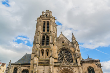 Wall Mural - Pontoise Cathedral (Saint-Maclou de Pontoise, 12 century) France