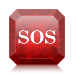 Canvas Print - SOS icon