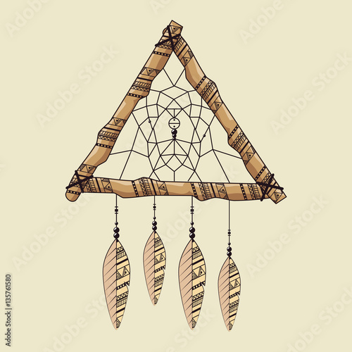 Fotografie, Obraz art boho style icon vector illustration design