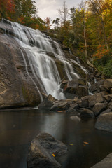 Canvas Print -  Waterfalls in the Fall