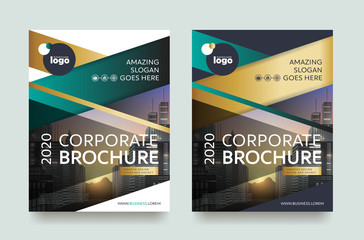 Wall Mural - poster flyer pamphlet brochure cover design layout space for photo background, vector template in a4