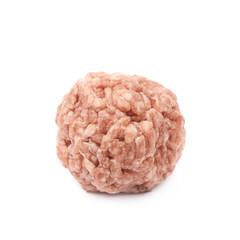 Wall Mural - Ball of minced meat isolated