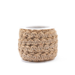 Wall Mural - Decorational rope string on a bobbin