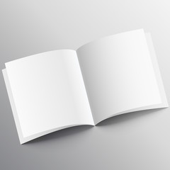 Wall Mural - open book mockup design template