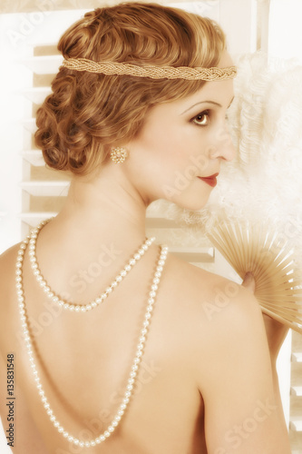 Cuadros en Lienzo Retro twenties hairstyle