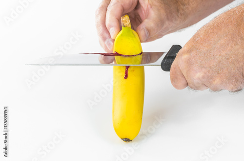 Fotografia, Obraz terrorisme/la décapitation d'une banane