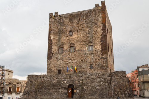 Cuadros en Lienzo Medieval Norman castle in the historic centre of Adrano, Sicily