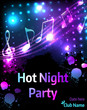 Music poster template for party