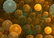 Fractal  Transparent  Bubble Background   - Fractal Art  