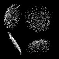 Galaxy - vector illustration
