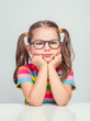 © Myst - beautiful cute little girl sulking and thinking