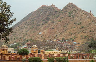 Amer Fort is principal tourist attraction in the Jaipur area