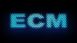 © Сake78 (3D & photo) - ECM acronym (Enterprise content management)