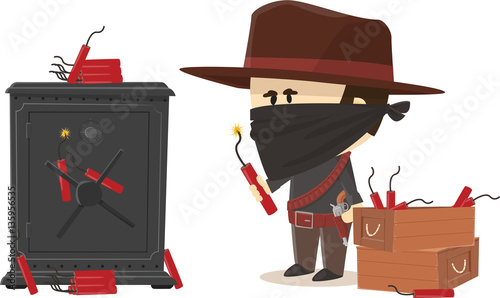 dévaliser le coffre-fort