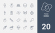 © graphstock - Set of food line icons