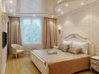 Cozy and bright bedroom in classical style