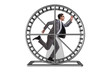 © Elnur - Business concept with businessman running on hamster wheel