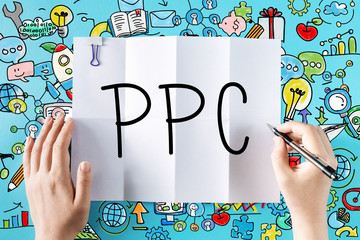 PPC text with hands