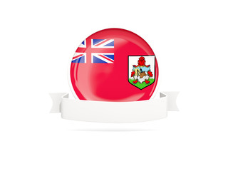 Flag of bermuda with banner