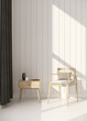 © pinggazo - Armchair with white wooden room