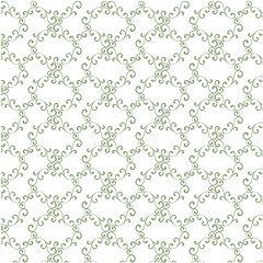Poster - Seamless curly vintage background, wallpaper. 