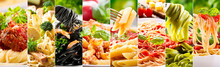 Collage Of Various Pasta