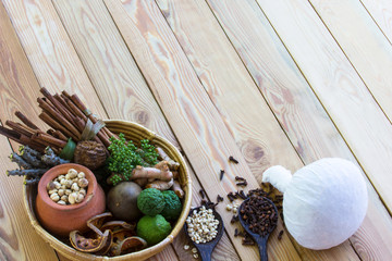 Wall Mural - Spices and herbs