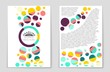 © happyvector071 - Abstract vector layout background set. For art template design, list, front page, mockup brochure theme style, banner, idea, cover, booklet, print, flyer, book, blank, card, ad, sign, sheet,, a4.