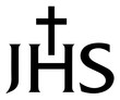 Religious sign. Christianity. IHS, or JHS Monogram of the name of Jesus