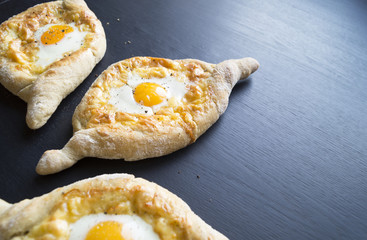 Adzharian khachapuri with egg