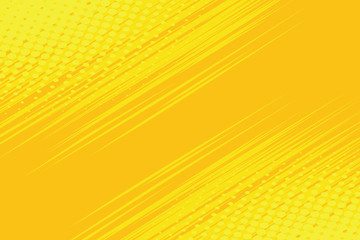 yellow side hatch with halftone effect