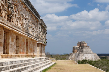 Wall Mural - Uxmal Maya ruins in Yucatan, Mexico