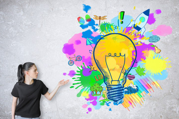 Aufkleber - Creative ideas concept