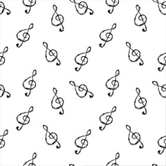  music note doodle hand painted chalk lettering drawing hand lettering background - Notenschlüssel handgemalt