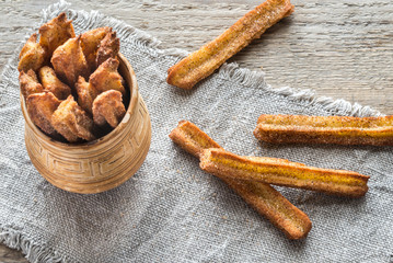 Sticker - Churros - famous Spanish dessert