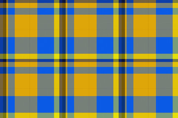 Wide continuous   plaid fabric pattern