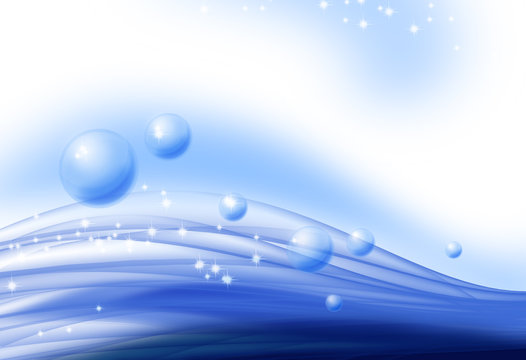 Abstract background, Beautiful waves, washing