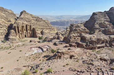 Poster - Al-Deir, monasterio, ciudad antigua de Petra, Jordania